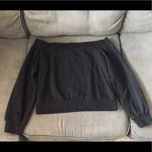 Off the shoulder sweater